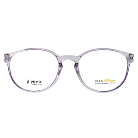 Flexi Eyeglasses F16 (Shiny Clear Light Purple)